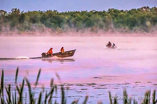 Heading Out To Fish At Sunrise_P1150308.jpg - Photographed along the Rideau Canal Waterway at Kilmarnock, Ontario, Canada.